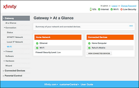 Xfinity Router login